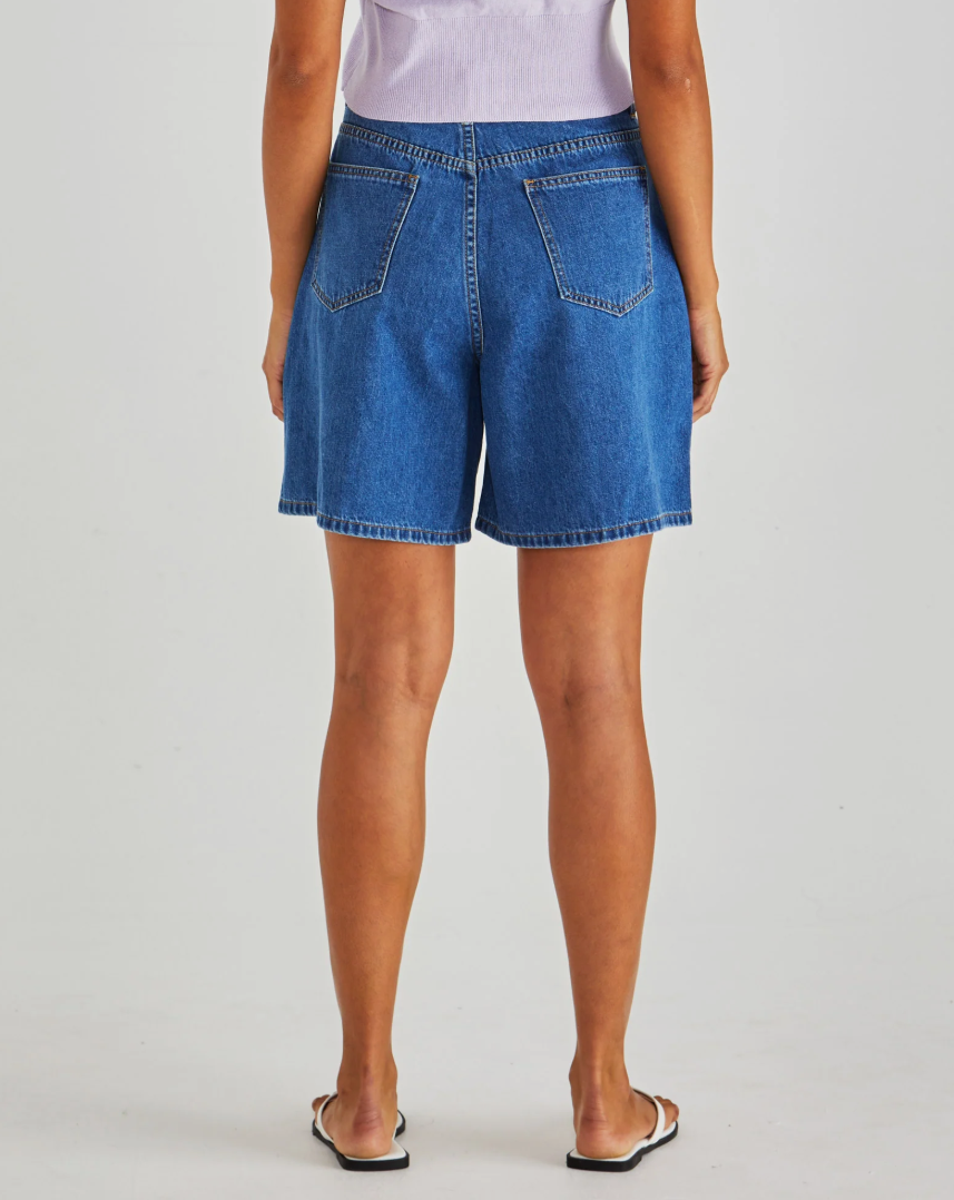 20001SWSS-MBL   Sass Sabine Denim Shorts
