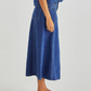 20002SWSS-MBL   Sass Sabine Denim Skirt
