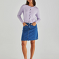 18994SWSWSS-MBL   Sass Vale Scalloped Denim Skirt