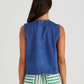 20000TWSS-MBL   Sass Denim Vest