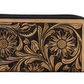 S-5876 Pancha Floral Women's Leather Tooled Purse