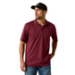 10022856 Ariat Men's TEK SS Polo Maroon