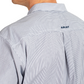 10048076 Ariat Men's Pro Series Cliff LS Shirt Navy Stripe