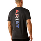 10054771 Ariat Men's RWB SS Tee Charcoal Heather