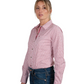10048072 Ariat Women's Kirby LS Shirt Red Check
