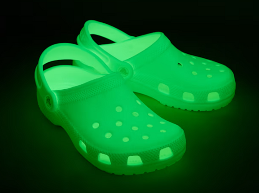 211678-3VN - 211679-3VN  CROCS Kids Clogs Glow in the Dark