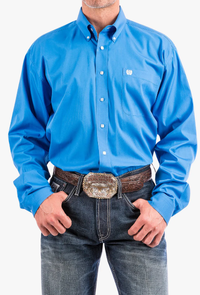 MTW1103799 Cinch Men's Arena Shirt Blue