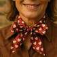 TW334 Cowgirl Necktie Burgundy & Cream