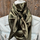 WRS28 Cowgirl Solid Olive Green Wild Rag