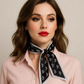 TW108 Cowgirl Necktie Blue & White