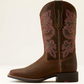 10064078 Ariat Women's Round Up Wide Square Toe Stretchfit Sassy Brown