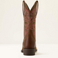10064078 Ariat Women's Round Up Wide Square Toe Stretchfit Sassy Brown