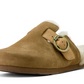 10063811 Ariat Women's Country Mule Sherpa Ranch Brown Suede