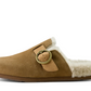 10063811 Ariat Women's Country Mule Sherpa Ranch Brown Suede