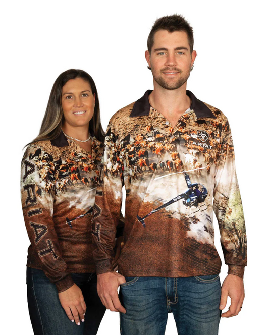 2013CLSP Ariat Unisex Fishing Shirt Helimustering