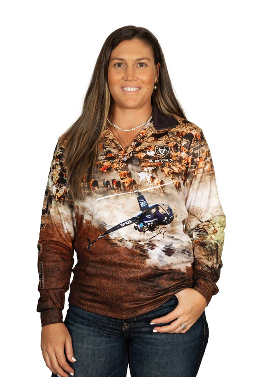 2013CLSP Ariat Unisex Fishing Shirt Helimustering