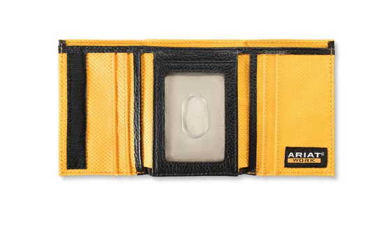 A3401701 Ariat Work Trifold Wallet Black