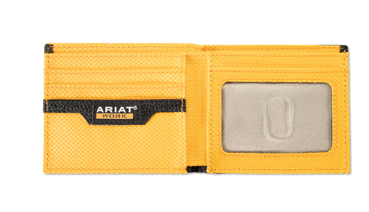 A3401601  Ariat Work Bifold Wallet Black