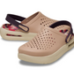 212043-7AF  Croc Inmotion Marbled Clog Pink Caramel