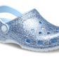 211940-4WK - 211939-4WK  Crocs Classic Glitter Clog Blue Frost
