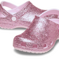 211940-6ZW - 211939-6ZW  Crocs Classic Glitter Clog Pink Milk