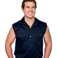 10103NVY Just Country Men's Sleeveless Navy