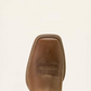 10064053 Ariat Men's Sport Steer Skull  Sandstorm/ Bitter Chocolate