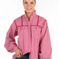 WL365-5 Hitchley and Harrow Wisterina Lane Shirt Cerise Gingham