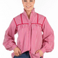 WL365-5 Hitchley and Harrow Wisterina Lane Shirt Cerise Gingham
