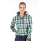 02003 Hitchley and Harrow Loose Fit Shirt Emerald and Blue
