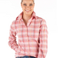 RR01-2001  Hitchley and Harrow Ranch range fitted Shirt Baby Pink and Red