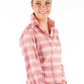 RR01-2001  Hitchley and Harrow Ranch range fitted Shirt Baby Pink and Red