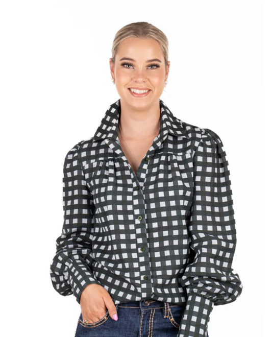 LC08-2001  Hitchley and Harrow LC Collection Khaki Gingham