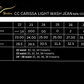 CCW-J1001 CC Carissa Classic Light Wash Jean