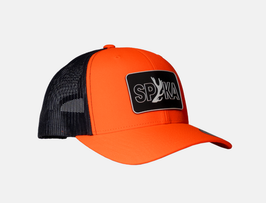 GOTC-CANZCH-3A0 Spika Patch Trucker Cap - Cast Antler Blaze/ Charcoal
