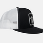 GOTC-HCSBW-3A0 Spika Patch Trucker Cap - High Country Black/ White