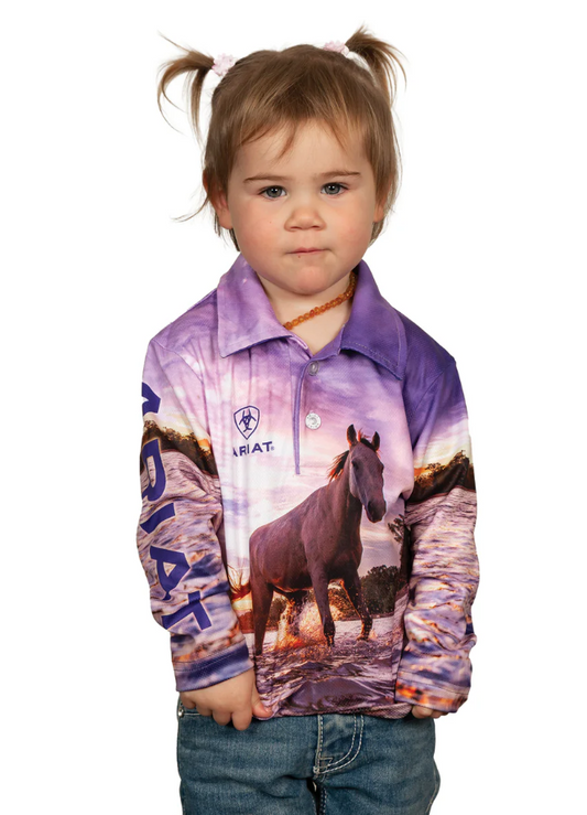 3006CLSP  Ariat Kids Fishing Shirt Family