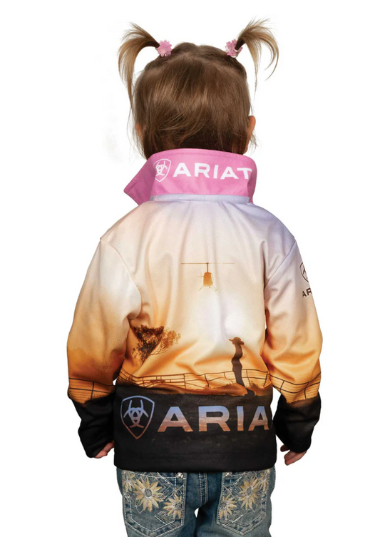 3005CLSP  Ariat Kids Fishing Shirt Outback Cowgirl