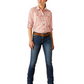 10055076 Ariat Women's Rebar Made Tough Durastretch work shirt LS Powder Pink