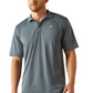 10055253 Ariat Men's TEK Polo Newsboy Blue