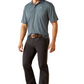 10055253 Ariat Men's TEK Polo Newsboy Blue