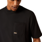 10054445 Ariat Men's Rebar Cotton Strong Hardhead SS Tee Black