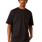 10054430 Ariat Men's Rebar Workman Brickyard SS Tee Black
