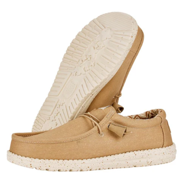 40700-265  HEYDUDE Men's Wally Stretch Canvasss Tan