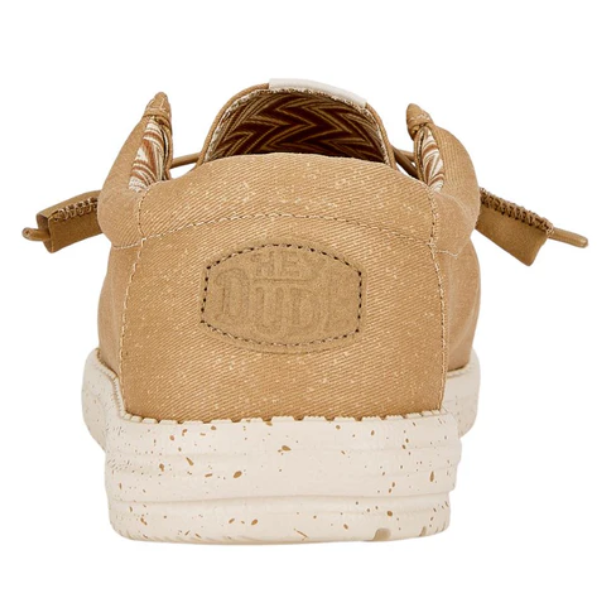 40700-265  HEYDUDE Men's Wally Stretch Canvasss Tan