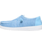 41878-4YQ  HEYDUDE Women's Wendy Stretch Sox Blue Breeze