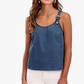03-052-0594-4057  Roper Women's Five Star Collection Sleeveless Tank Solid Blue