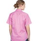 50506MSK Just Country Women's Evie Short Sleeve Half button Work shirt Musk Pink