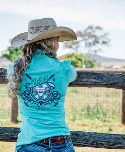 E233 Hitchley & Harrow Fitted Mint Polo