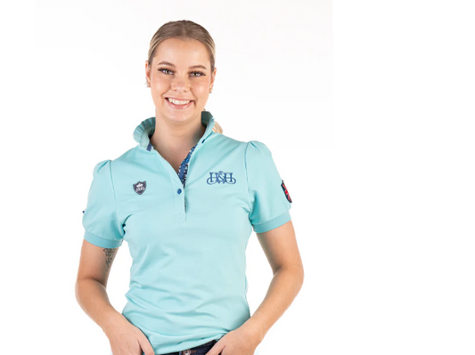 E233 Hitchley & Harrow Fitted Mint Polo